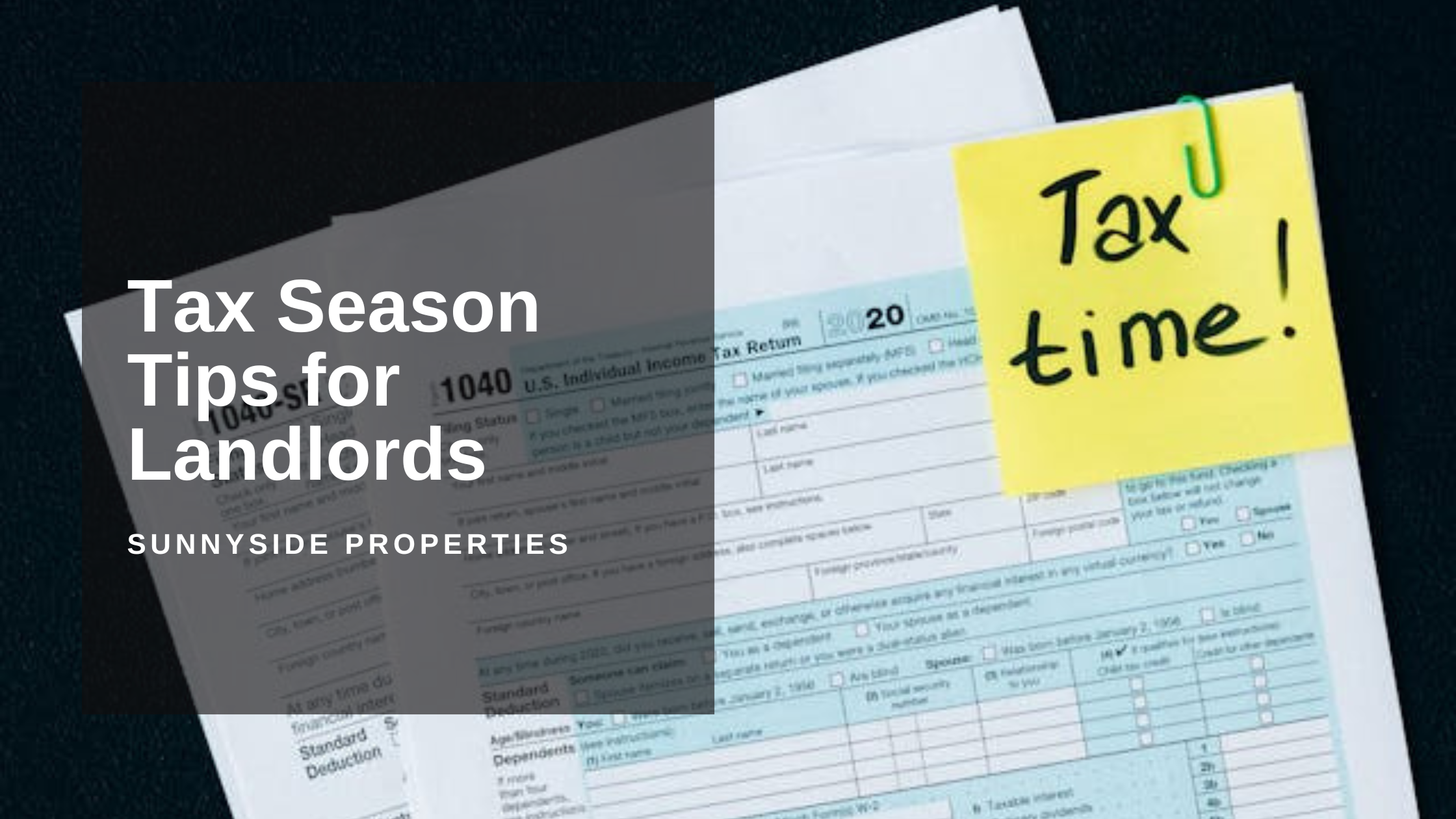 Tax Season Tips for Landlords